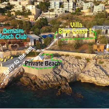 Blue Coast I & Ii Wbeach And Great Sea View - Kalkan Appartement *